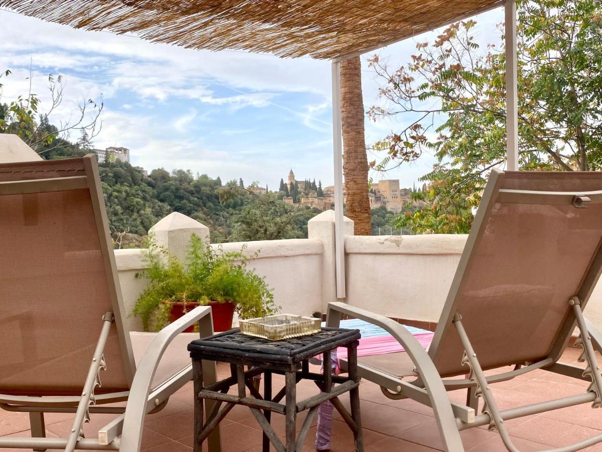 Cueva Con Vistas A La Alhambra Apartment Granada Bagian luar foto